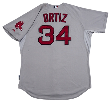 2015 David Ortiz Game Used Mothers Day Red Sox Jersey (MLB Authenticated)